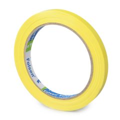 Folsen упаковочная лента 9мм x 66м, желтая, PVC