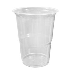 Plastikinis puodelis 300ml,  skaidrus, PP