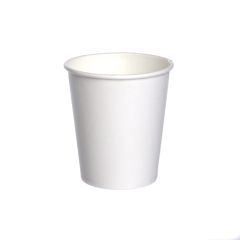 Papīra glāzes 250ml (8oz), baltas, ø80mm