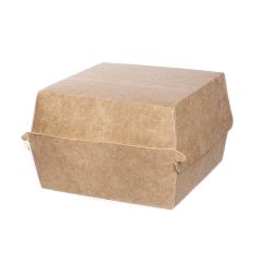 Popierinė dėžutė mėsainiui 11,5x10,5x8cm, "M", 75vnt./pak.