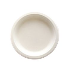 Биоразлагаемые тарелки из сахарного тростника ø15см белые