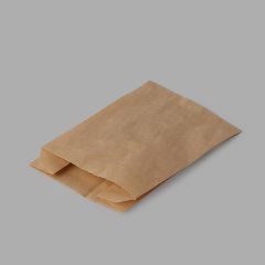 Бумажные пакеты 10+5x15см, коричневые, в упаковке 1000шт.