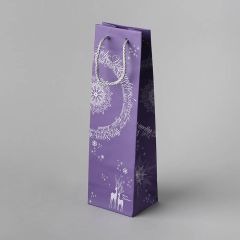 Dāvanu papīra maisiņi 11x9x36cm, violeti