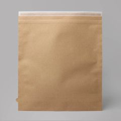Бумажная упаковка-конверт для посылок с возможностью отправки дважды (34x37см)