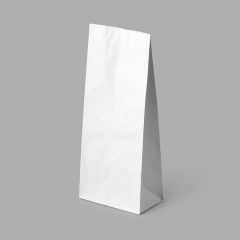 Papīra maisiņi 10x6x24cm ar folijas slāni grilējumiem, balti, iepakojumā 100gab.