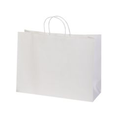 Dāvanu maiss ar virves rokturiem, 450x150x330mm, izgatavots no 120gsm papīra, BIANCO J-Fold Cotone
