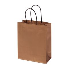 Dāvanu maiss ar vītiem rokturiem, 220x100x270mm, izgatavots no 100gsm papīra, BRONZO J-Fold Cotone