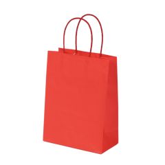 Dāvanu maiss ar vītiem rokturiem, 190x90x250mm, izgatavots no 100gsm papīra, ROSSO COTONE J-Fold