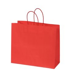 Dāvanu maiss ar vītiem rokturiem, 350x130x310mm, izgatavots no 110gsm papīra, ROSSO COTONE J-Fold
