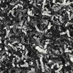 Papīra skaidas 4mm baltas/melnas 1kg