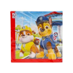 Салфетки бумажные 2-ух слойные 33х33см, 20шт., PAW PATROL