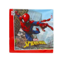 Салфетки бумажные 2-ух слойные 33х33см, 20шт., SPIDERMAN