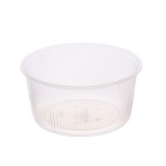 Konteiners apaļš PP 250ml Ø101/50mm,100gb.,caursp.(5150)Vienreizlietojamie plastmasas konteineri. Izgatavoti no PP. 