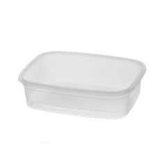 Plastmasas konteineri 350ml, caurspīdīgi, PP, iepakojumā 500gab.