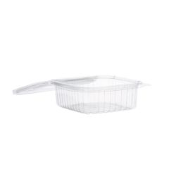 Plastmasas konteineri 250ml ar atlokāmu vāku, caurspīdīgi