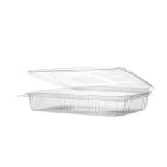 Plastmasas konteineri 750ml ar atlokāmu vāku, caurspīdīgi, PET