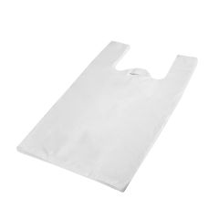 Maisi ar rokturiem 38cm + 18cm x 70cm, 20my, balti, HDPE, iepakojumā 100 gab.