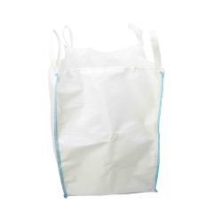 Big Bag maiss 90x90x110cm PP balts, atvērta augša, slēgta apakša