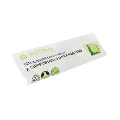 Мусорные пакеты BIO 75L (69x90cm)18my,20шт.,зелёные 