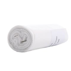 Пакеты для мусора 34x39см 5л белые, HDPE, в рулоне 20шт.