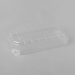 Пластиковые крышки, высота 1,5см, к контейнерам 250-1000гр прозрачные РЕТ, в упаковке 576шт.