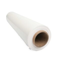 Plėvelė rankiniam padėklų 45 cm x 270 m vyniojimui, balta, 17 µm, LLDPE