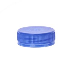 Пластиковые крышки ø38мм для PET бутылок, синие, в упаковке 10шт.