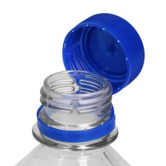 Vāki neatdalāmie pudelēm, ø28mm, zili, HDPE.