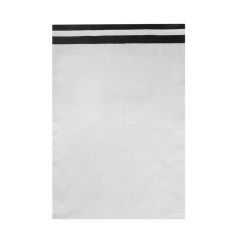Пленочный конверт для посылок или курьерский конверт,  LD 350x460+50mm 50my,100gb, черно-белые, LDPE