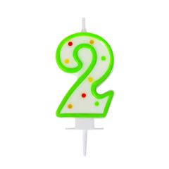 Свечи праздничные "2"