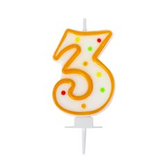 Свечи праздничные "3"