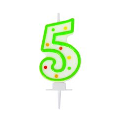Свечи праздничные "5"