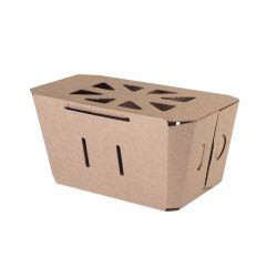 Картонные коробки с крышкой для ягод 750ml