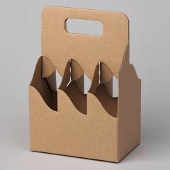 Gofrētā kartona kaste 6 pudelēm 0,33L, (180x120x260mm)