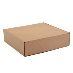 Gofrēta kartona kastes 180x180x50mm, brūnas, 14E (FEFCO 0427)