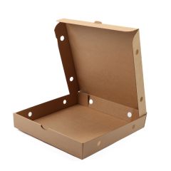 Kartona picu kastes 210 x 210 x 40mm ar atlokāmu vāku, brūnas, iepakojumā 50 gab.