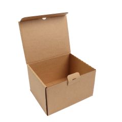 Коробки из гофрированного картона 240x200x150мм, коричневые, 14E, (FEFCO 0427)