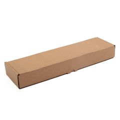 Gofrētā kartona kastes ar atlokāmu vāku 250 x 70 x 30mm, brūnas, iepakojumā 25 gab.