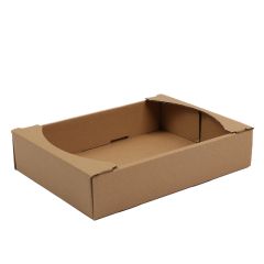 Коробки из гофрированного картона 288x202x62мм, коричневые, 14B, в упаковке 25gab.