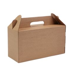 Gofrētā kartona kastes 290x115x150mm ar rokturi, 14E (FEFCO 0217)