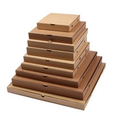 Kartona picu kastes 300 x 300 x 50mm ar atlokāmu vāku, brūnas, iepakojumā 50 gab.