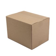 Gofrētā kartona kastes 380 x 285 x 142mm, brūnas