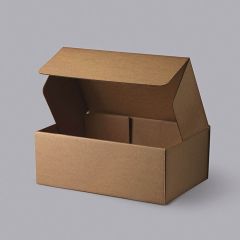 Коробки из гофрированного картона 400x250x150мм, коричневые, 15B (FEFCO 0426)