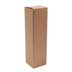 Dāvanu kastes ar vāku 90 x 90 x 335mm, brūnas, iepakojumā 50 gab.