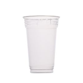 Glāzes 250/300ml, Ø78mm, caurspīdīgas, PET, iepakojumā 50 gab.
