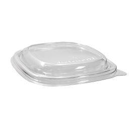 Прозрачные крышки для кортонных контейнеров, 400ml.