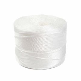 Шпагат, белый, PP, 400м/кг, LDPE, в рулоне 1600м